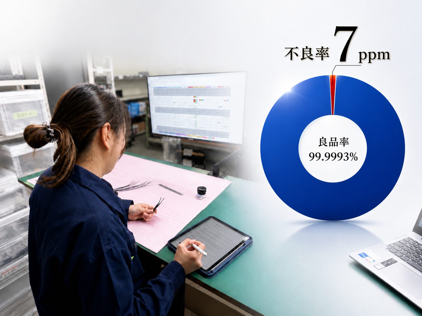 品質管理体制_不良率7ppm